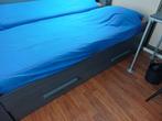 Bed Woood Dennis met bedlade, Huis en Inrichting, Slaapkamer | Bedden, 90 cm, Eenpersoons, Ophalen of Verzenden, Zo goed als nieuw
