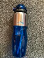 Mooie nieuwe bidon. Blauw met rvs (look ?). Linde., Ophalen of Verzenden, Nieuw