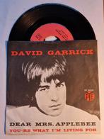 single David Garrick DEAR MRS. APPLEBEE grote hit uit 1966, Gebruikt, 7 inch, Single, Ophalen of Verzenden