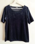 Mooi donkerblauw velours shirt Margittes maat 38, Kleding | Dames, Maat 38/40 (M), Blauw, Margittes, Ophalen of Verzenden