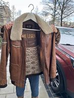 PME pilotenjack, leer en bontkraag, bruin, large, Ophalen, Maat 52/54 (L), Bruin, Zo goed als nieuw