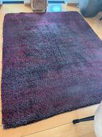 Handgemaakt wollen vloerkleed grijs/rood 200x252, Ophalen, Gebruikt, Rood, 200 cm of meer