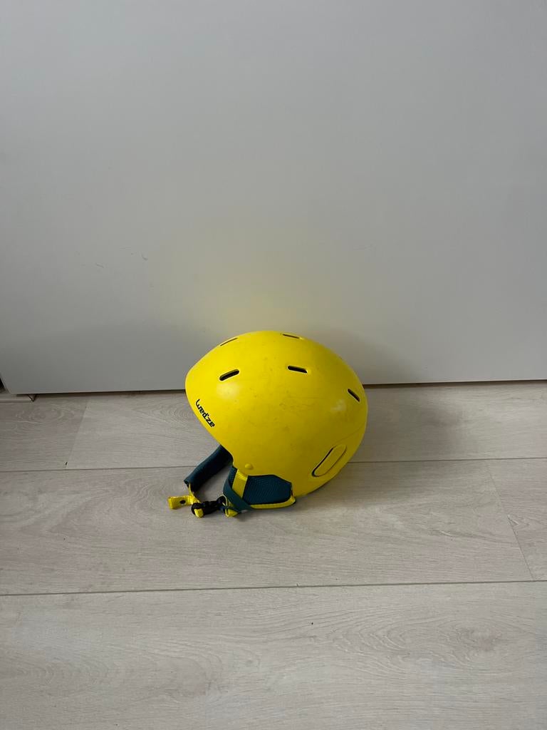 Gele Skihelm - Maat 53-56 cm, Gebruikt, Kleding, Skiën, Ophalen