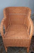 Leuke rotan stoel, Ophalen, Gebruikt, Bruin, Eén