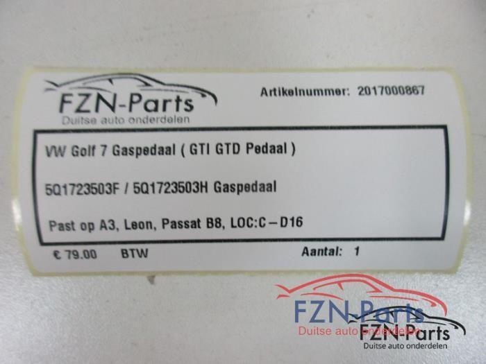 Gaspedaal Volkswagen Golf (22734102), Auto-onderdelen, Besturing, Gebruikt, Ophalen of Verzenden