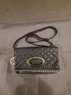 Zwarte tas van J&D Paris, 32x19cm/32x37cm, Sieraden, Tassen en Uiterlijk, Tassen | Damestassen, Ophalen of Verzenden, Gebruikt