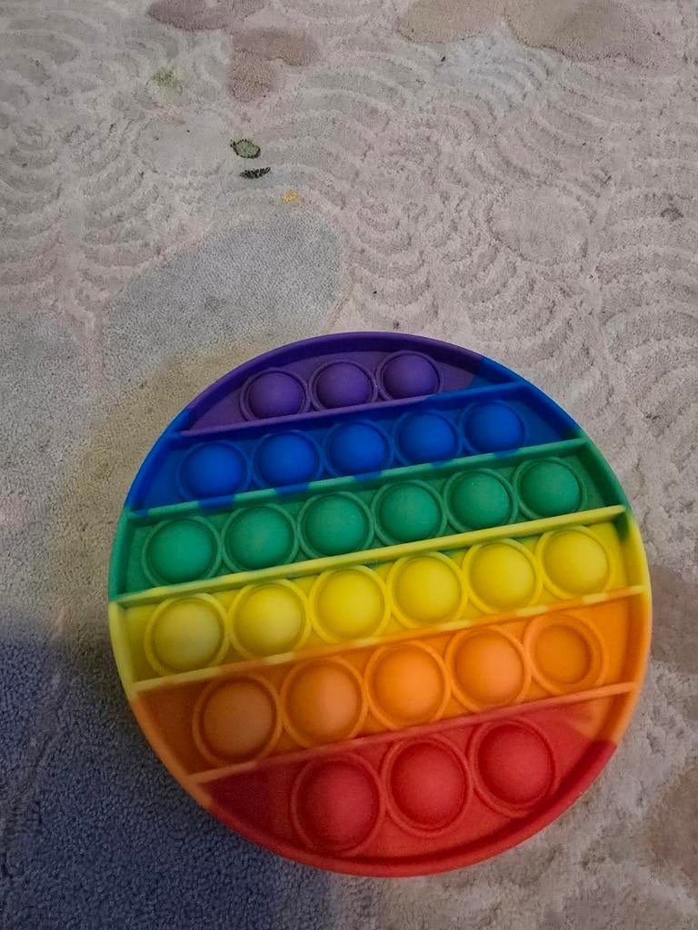 Pop It Regenboog Rond, Kinderen en Baby's, Speelgoed | Overig, Ophalen of Verzenden, Nieuw, Jongen of Meisje