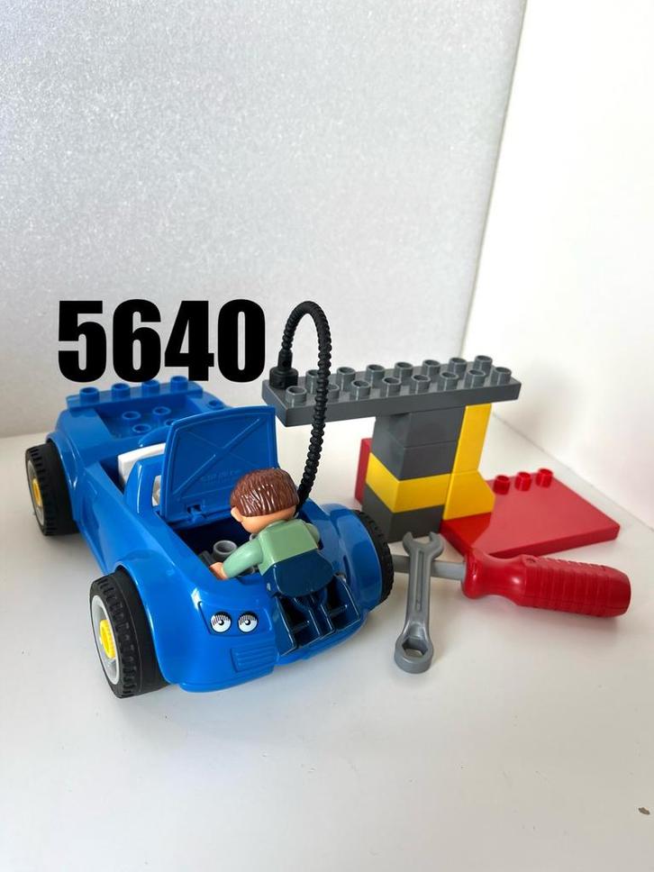 Lego Duplo 5640 - Benzinestation, Kinderen en Baby's, Speelgoed | Duplo en Lego, Gebruikt, Duplo, Ophalen of Verzenden