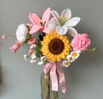 Zomer 8 gehaakt bloem Zonnebloem lelie pioen vergeet ea roze, Verzenden, Nieuw, Binnen