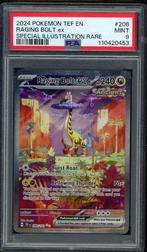 Raging Bolt ex [SIR] PSA 9 - 208/162 - Temporal Forces 2024, Ophalen of Verzenden, Zo goed als nieuw, Losse kaart