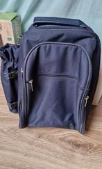 Donkerblauwe rugzak met isolerend binnenvak en fleshouder, Ophalen of Verzenden, Nieuw, 25 tot 40 cm, Overige merken