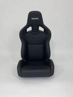 RECARO Sportster CS Leder Zwart Met Wit Stiksel, Gebruikt, -, -, Ophalen of Verzenden