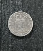 0.5 gulden 1853 W3 replicaverzamelmunt, Verzenden, Koning Willem III