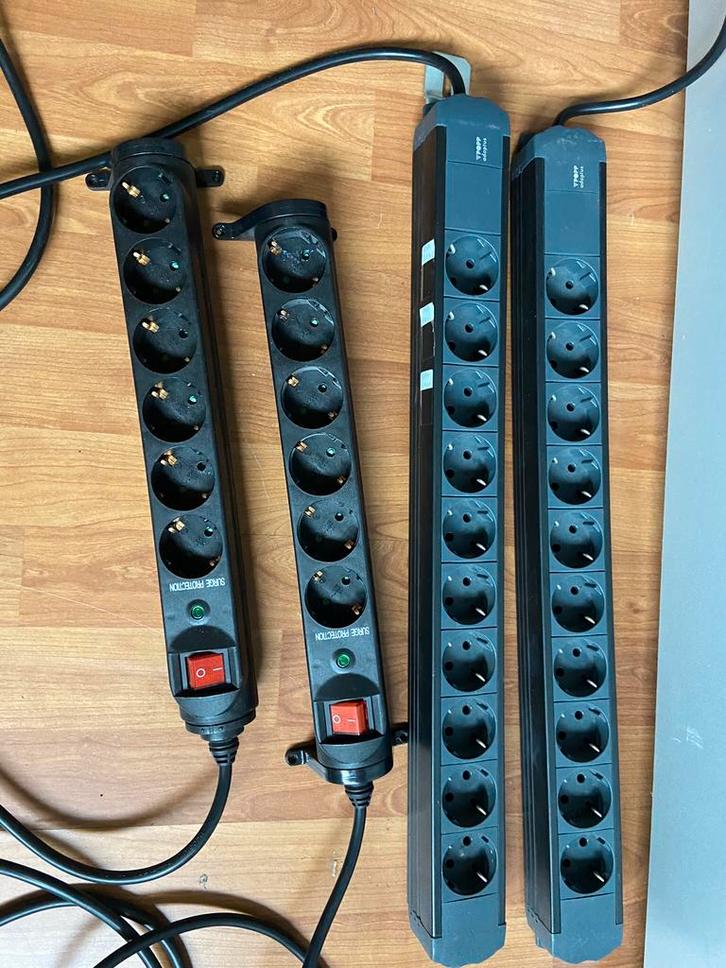 7x Stekkerdoos stekkerverdeeldoos Electra  verlengsnoer, Muziek en Instrumenten, Kabels en Stekkers, Zo goed als nieuw, Apparatuur