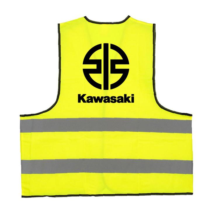 Fluo hesje Kawasaki (NIEUW), Motoren, Kleding | Motorkleding, Jas | textiel, Dames, Heren, Kinderen, Nieuw met kaartje, Verzenden