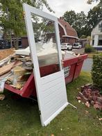 Witte Buitendeur met HR++ Glas, Ophalen, Gebruikt, 80 tot 100 cm, Buitendeur