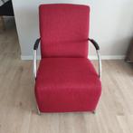 rode buizen stoel, Huis en Inrichting, Fauteuils, Ophalen, 75 tot 100 cm, Zo goed als nieuw, Metaal