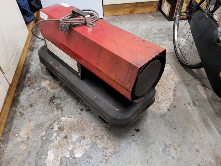 Hete lucht kanon kachel, Doe-het-zelf en Verbouw, Verwarming en Radiatoren, Gebruikt, Kachel, 800 watt of meer, 30 tot 80 cm, Minder dan 60 cm