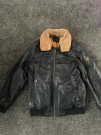 PME zwarte leren jas maat L, Kleding | Heren, Jassen | Winter, Ophalen of Verzenden, Gedragen, Zwart