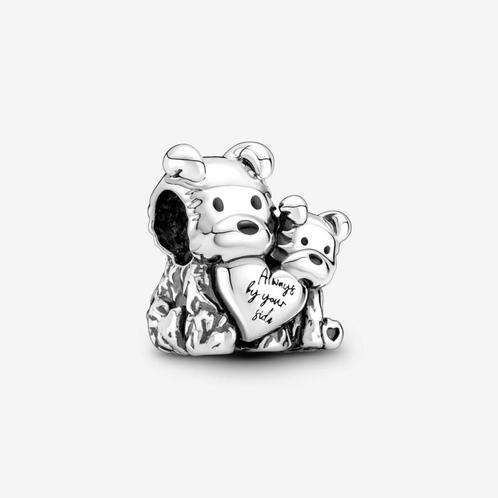 Pandora bedel Mother & Puppy Love - GRATIS verzending!, Sieraden, Tassen en Uiterlijk, Bedels, Nieuw, Pandora, Zilver, 1 bedel