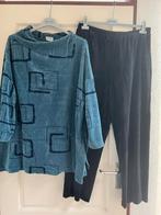 Velours pak/ set - Skandika - Finn Fashion - XL, Kleding | Dames, Verzenden, Zo goed als nieuw, Maat 46/48 (XL) of groter, Grijs