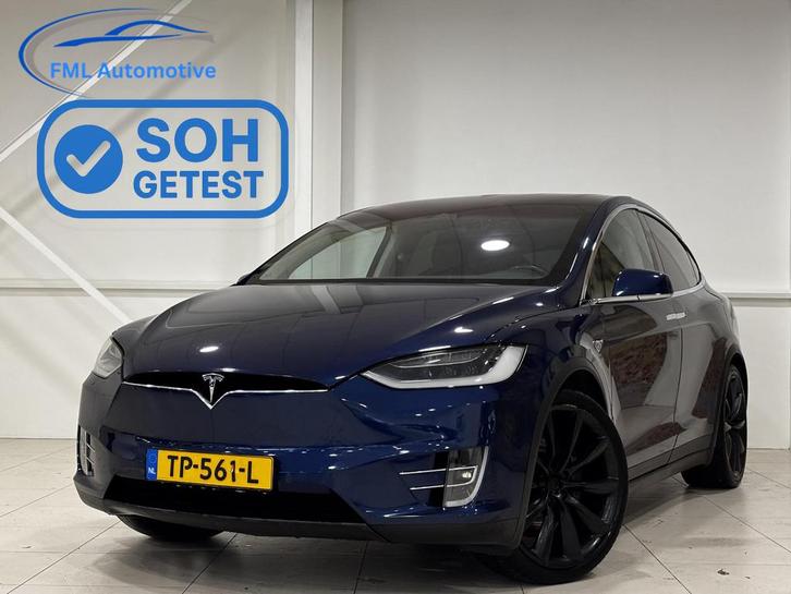 Tesla Model X 100D 6p. | Trekhaak | 86% SOH | Navigatie | Au, Auto's, Tesla, Bedrijf, Te koop, Model X, 4x4, ABS, Achteruitrijcamera