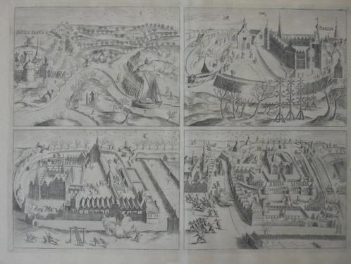 Breda Zevenbergen Jan Janszoon Orlers  kopergravure uit 1590, Antiek en Kunst, Kunst | Etsen en Gravures, Ophalen of Verzenden