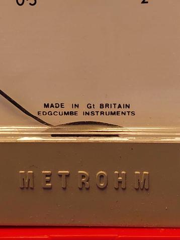 Vintage Metrohm Isolatiemeter beschikbaar voor biedingen