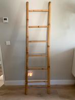 Bamboe Decoratieladder, Doe-het-zelf en Verbouw, Ladders en Trappen, Ophalen, Zo goed als nieuw, Ladder, Minder dan 2 meter