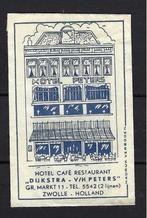 763 Zwolle hotel cafe rest DIJKSTRA, Ophalen of Verzenden, Nederland
