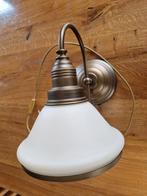 Bronzen Hanglamp Gebr. Kemner - Vintage, Ophalen, Gebruikt, Glas, Vintage