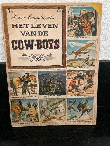 Haust Cowboy Prent - Voor 1940 beschikbaar voor biedingen