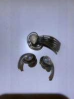 Vintage Sieradenset met Edelsteen, Sieraden, Tassen en Uiterlijk, Overige materialen, Gebruikt, Overige kleuren, Ophalen of Verzenden