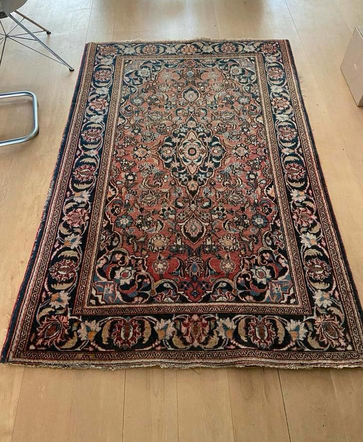 Perzisch tapijt 200x130cm, wol, antislip, Huis en Inrichting, Stoffering | Tapijten en Kleden, Gebruikt, 100 tot 150 cm, 150 tot 200 cm