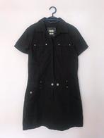 LOGG 44 H&M zwarte cargo sportieve jurk knopen kraag egf, H&M, Zwart, Maat 42/44 (L), Ophalen of Verzenden