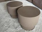 2 bijzettafels, Huis en Inrichting, Tafels | Bijzettafels, Ophalen, Minder dan 45 cm, Minder dan 55 cm, Rond