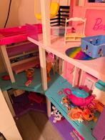 Barbie Huis, Auto & Kleedkamer Set, Ophalen, Gebruikt, Poppenhuis