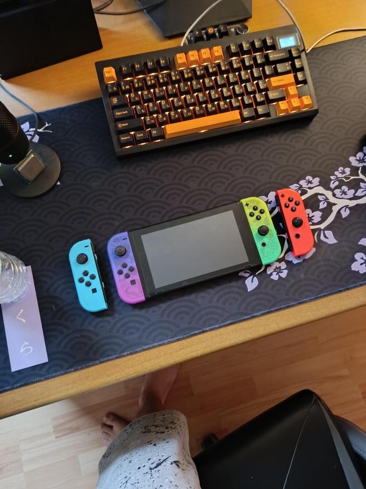 Nintendo Switch | 4 controllers | Carrying case, Spelcomputers en Games, Spelcomputers | Nintendo Switch, Zo goed als nieuw, Switch 2019 Upgrade