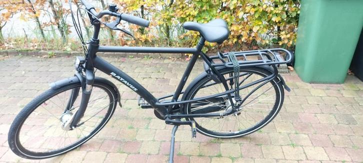 Herenfiets, Fietsen en Brommers, Fietsen | Heren | Herenfietsen, Gebruikt, Batavus, 61 tot 65 cm, Versnellingen, Ophalen