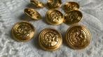 Knoopjes goudkleurig met afb. ster/set van 9 stuks, Ophalen of Verzenden, Nieuw, Knoop of Knopen