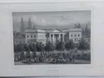 111 / Arnhem Paleis van Justitie Gravure uit 1860 van Terwen, Ophalen of Verzenden