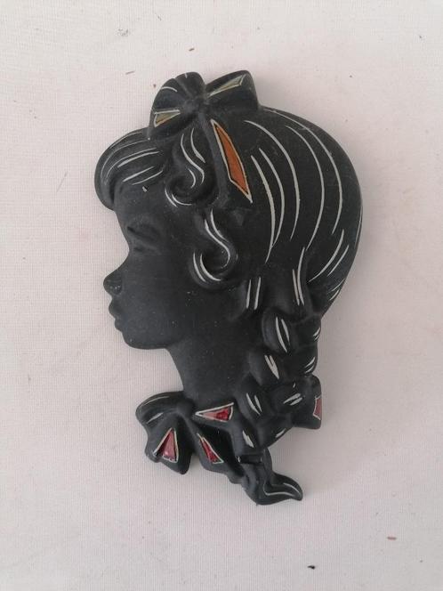 keramiek "l ancora wandhoofdje izgst 16 cm hoog, Antiek en Kunst, Antiek | Keramiek en Aardewerk, Ophalen