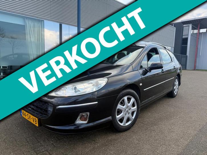 Peugeot 407 SW 2.0-16V XR Pack NAP/1 JAAR APK/CLIMA/CRUISE, Auto's, Peugeot, Bedrijf, Te koop, Airbags, Airconditioning, Boordcomputer