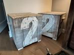 Opbergboxen houten bakken, Huis en Inrichting, Ophalen, Zo goed als nieuw