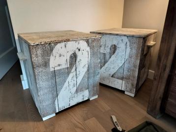 Opbergboxen houten bakken  beschikbaar voor biedingen