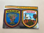 ansichtkaart Waalwijk met 2 vinyl-stickers, Ongelopen, Ophalen of Verzenden, Noord-Brabant