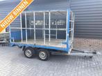 Plateauwagen aanhanger aanhangwagen tandemasser gesloten, Auto diversen, Aanhangers en Bagagewagens, Gebruikt