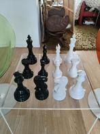 Keramiek Schaakstukken Zwart/Wit Decoratie, Ophalen of Verzenden, Gebruikt