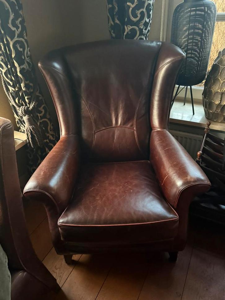 2  Mulleman Carter Oorfauteuil fauteuil stoel t.e.a.b, Huis en Inrichting, Fauteuils, 50 tot 75 cm, 75 tot 100 cm, Ophalen of Verzenden