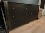 Zwartbruine ladekast met 6 lades, Ophalen, Gebruikt, 5 laden of meer, 50 tot 100 cm
